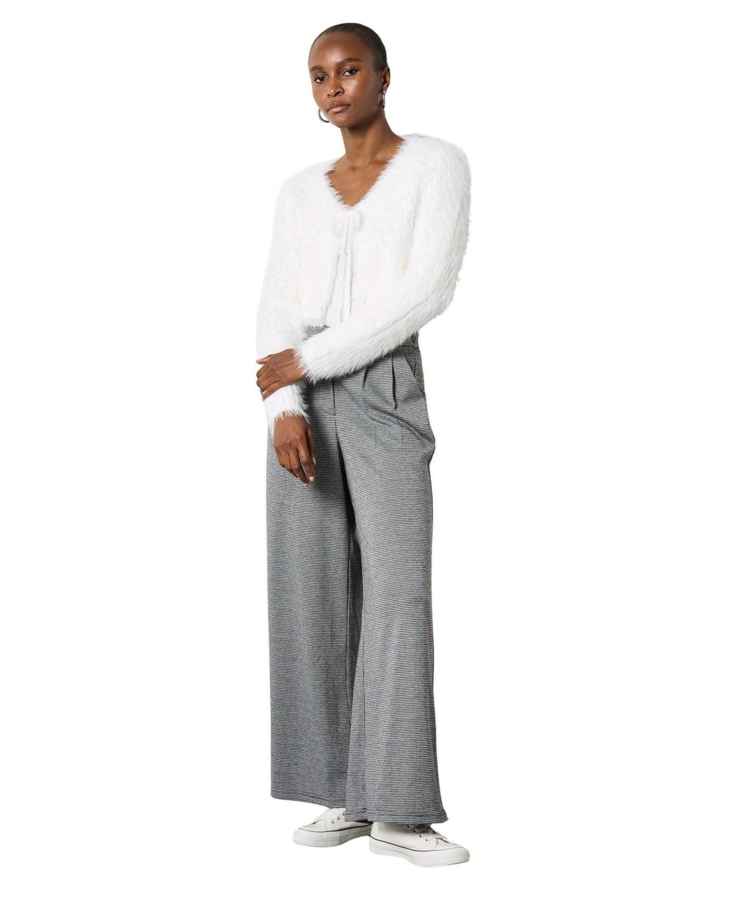 Женские болеро Apricot Long-Sleeve Tie-Up Cropped Bolero, цвет: Белый — фото 2