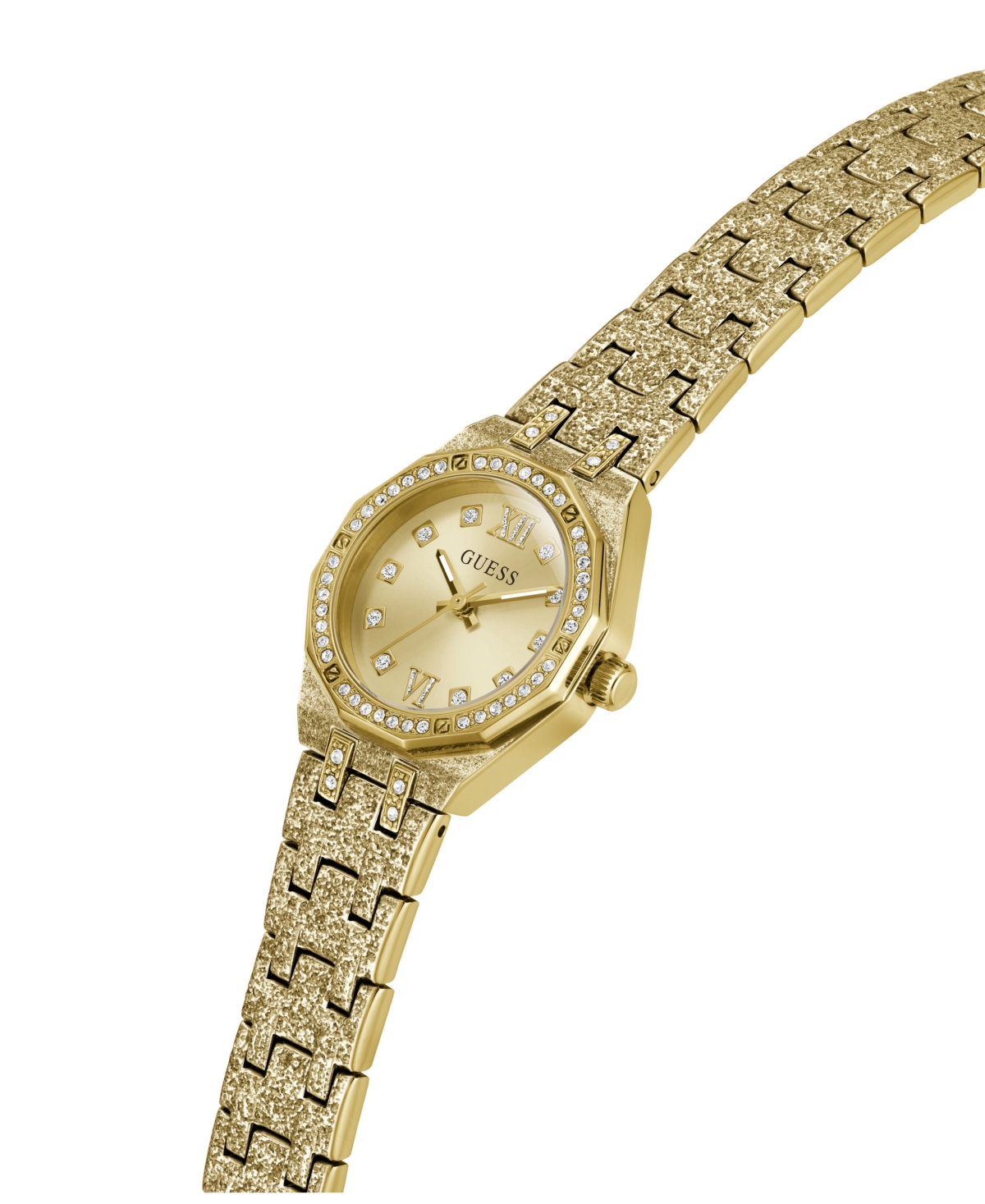 Guess Women's Quartz Gold-Tone Stainless Steel Watch 25mm