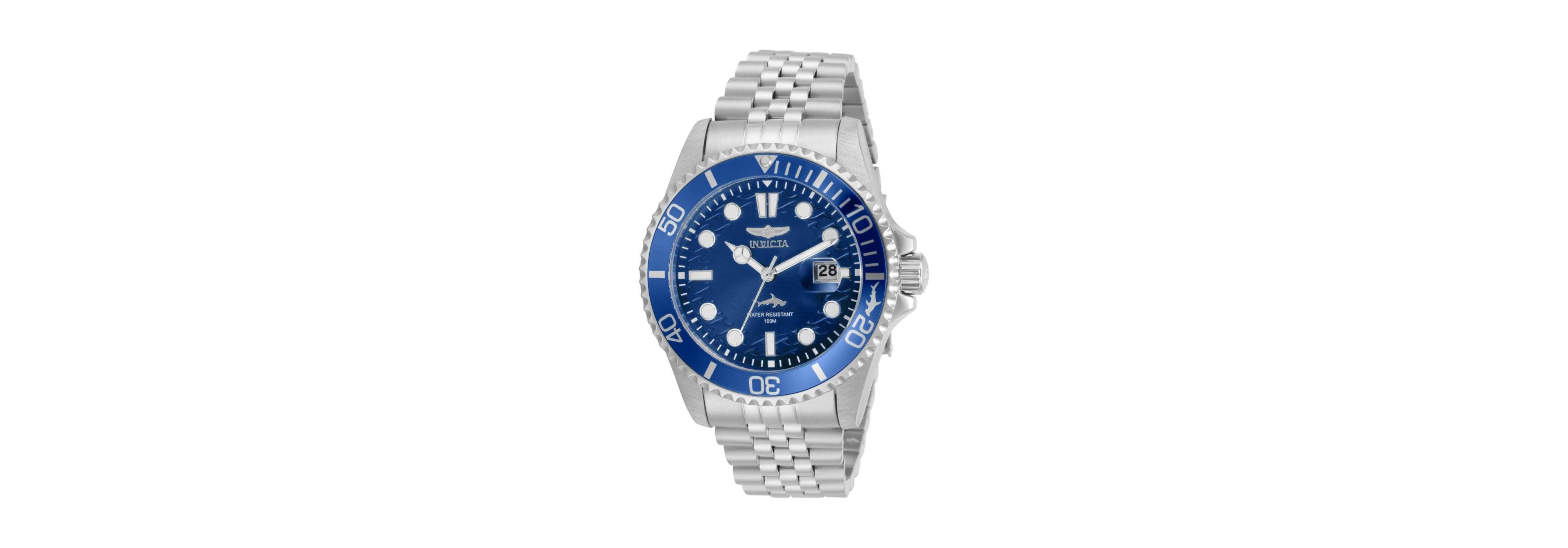 Invicta Pro Diver 30610 Men's 43mm Quartz Watch - Stainless Steel Bracelet