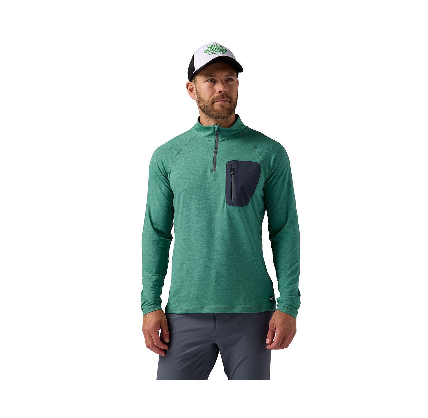 Men's Destination 1/4-Zip Top Performance Shirts Long Sleeve