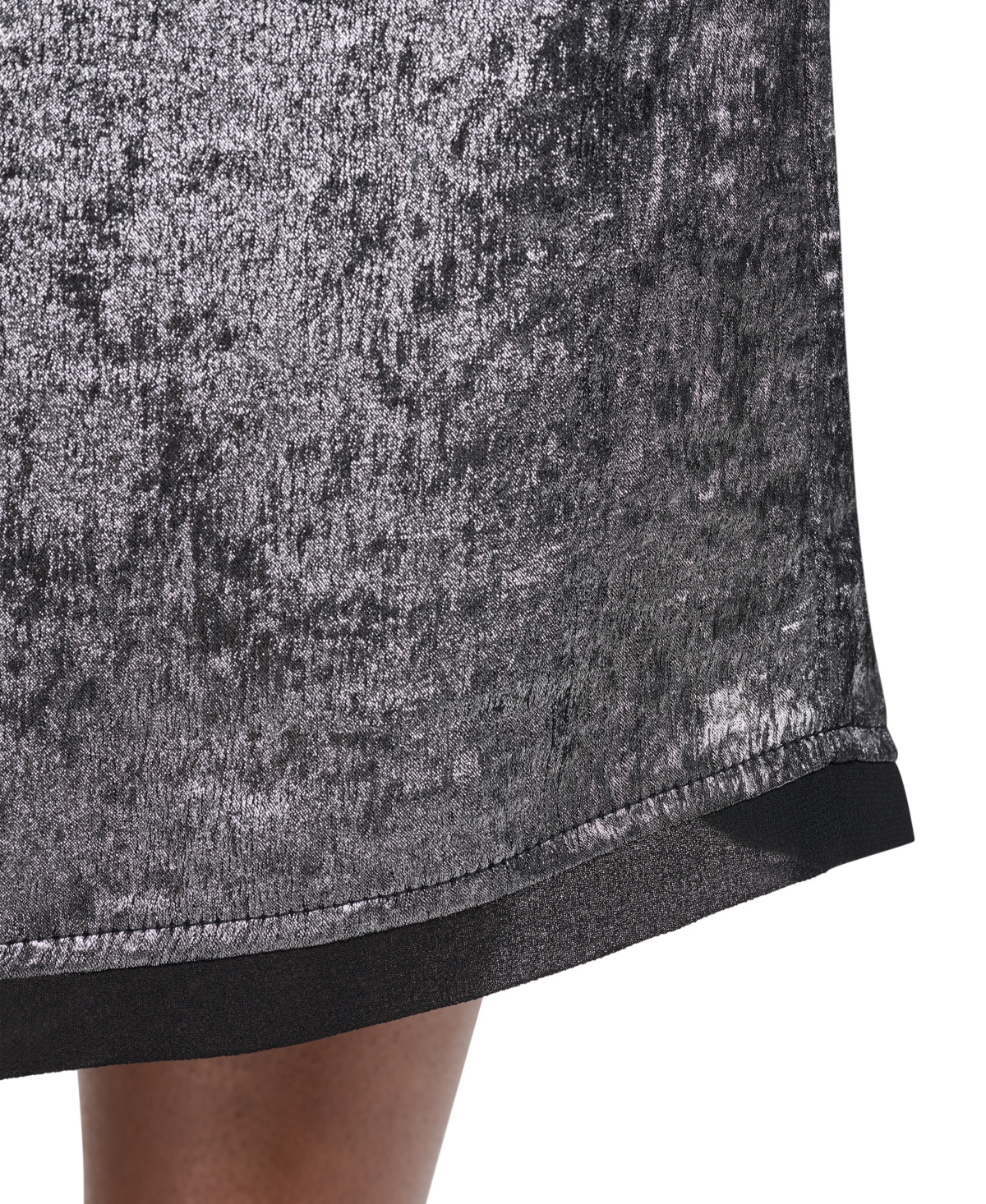 Dkny Women's Metallic A-Line Midi Skirt