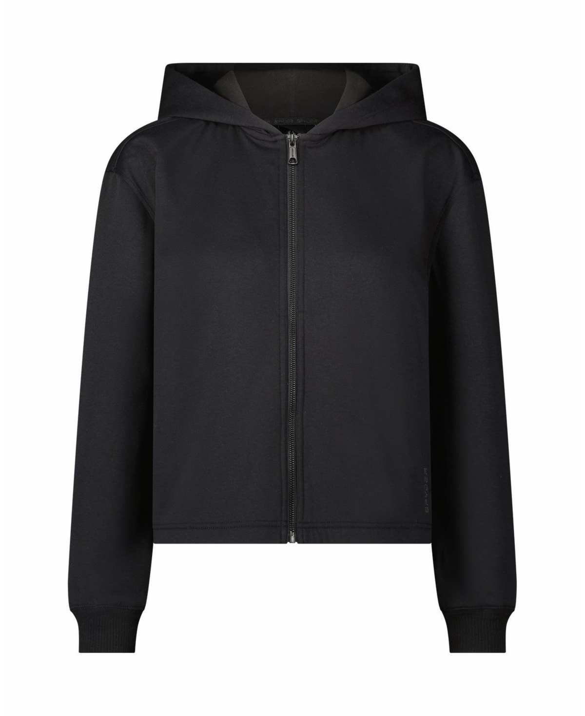 Spyder Women's Juniper Full-Zip Cropped Scuba-Knit Hoodie
