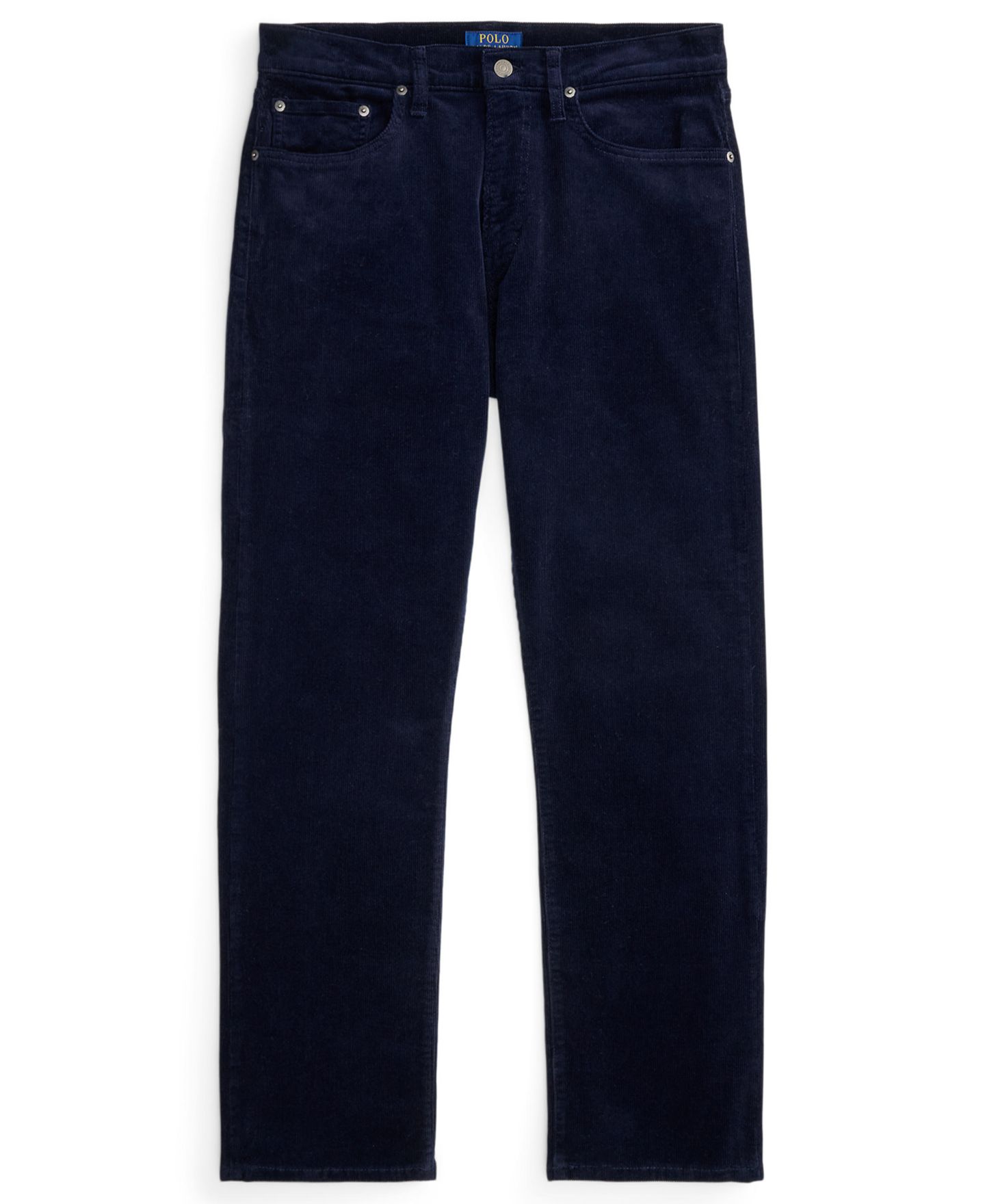 Мужские брюки Polo Ralph Lauren Hampton Stretch Straight-Leg Corduroy, цвет: Тёмно-синий — фото 5
