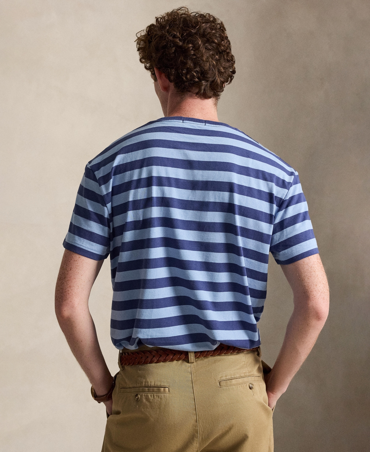 Polo Ralph Lauren Men's Classic-Fit Striped Cotton Jersey T-Shirt