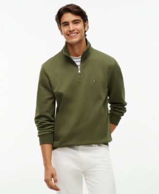 Men's Essential Intechno Knit Regular-Fit Quarter-Zip Sweatshirt