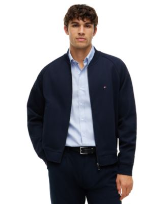 Men's Essential Intechno Full-Zip Knit Bomber Jacket