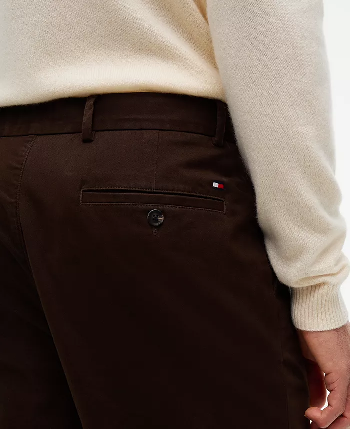 Men's Regular-Straight Fit Stretch Chino Pants - thumbnail 3