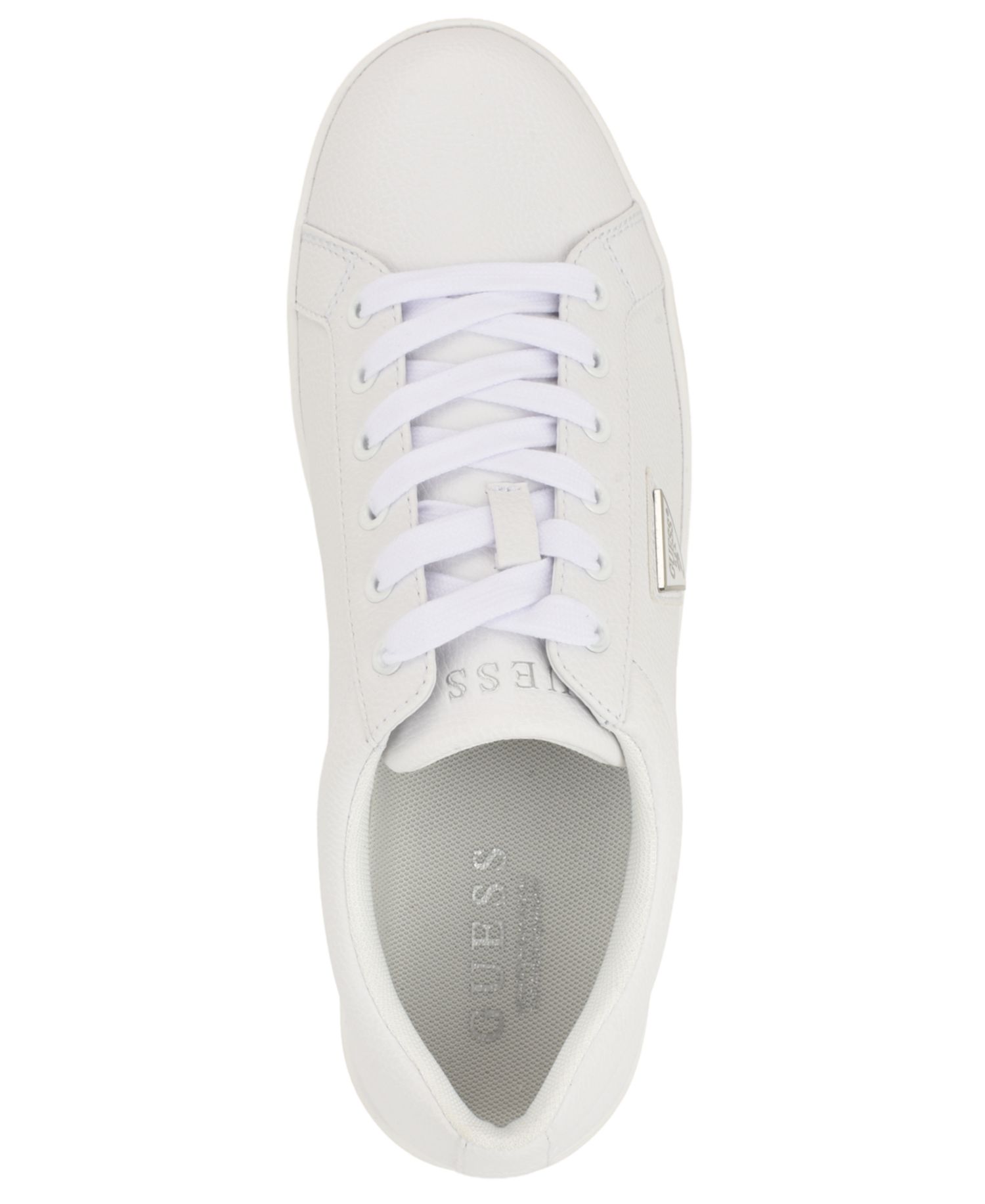 Men's Lacket Faux Leather Round-Toe Sneakers