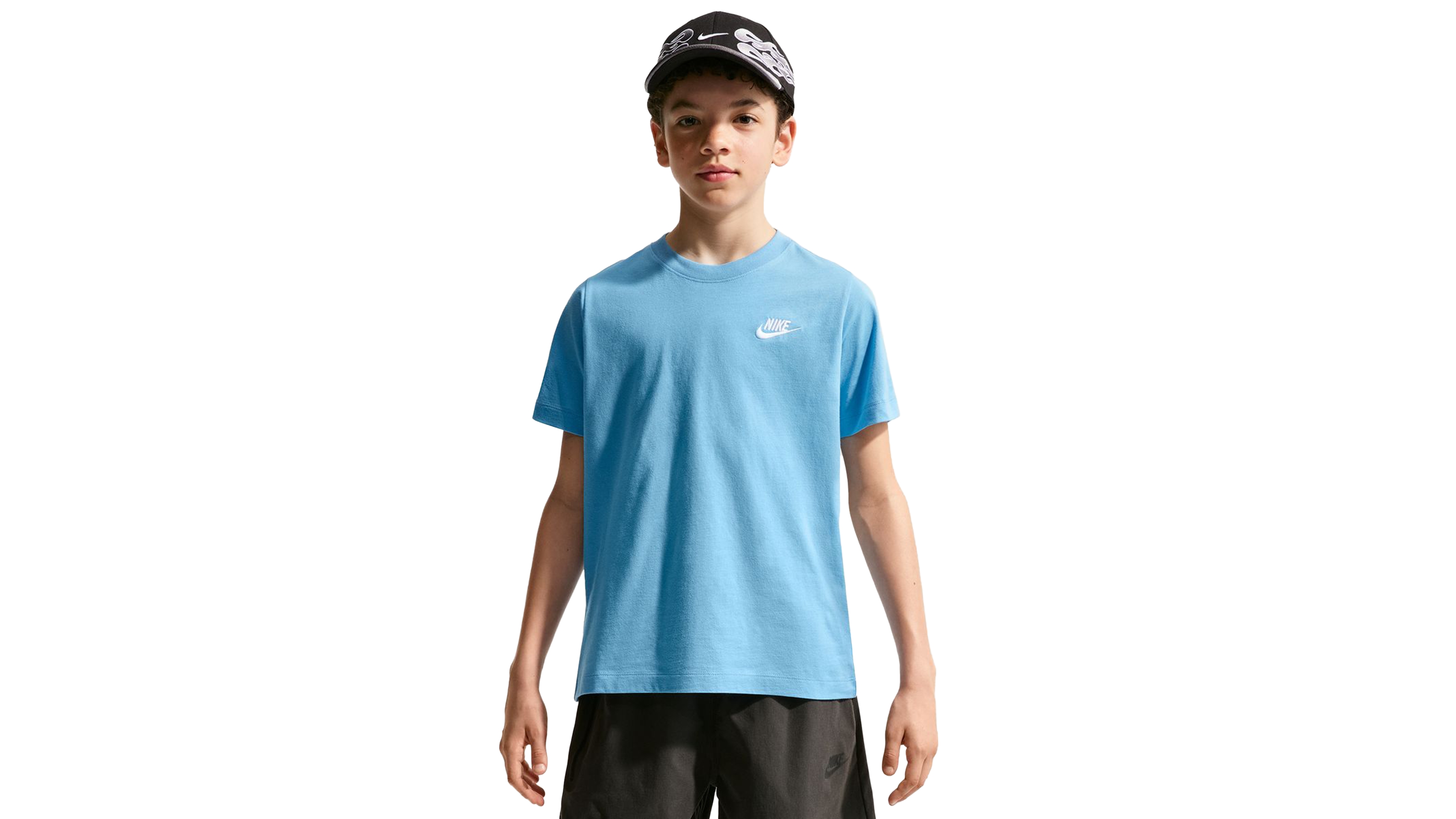 Sportswear Embroidered Logo Graphic T-Shirt