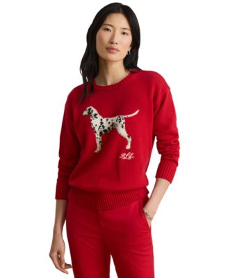 Women's Cotton Dog Sweater