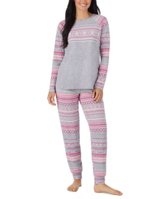 Women's Long Sleeve Scoop Neck Sweater Knit Top and Pants, 2-Piece Set