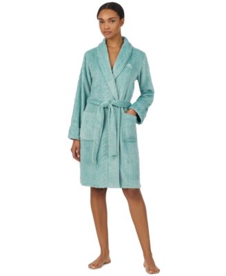 Women's Self-Tie Belt Short Robes
