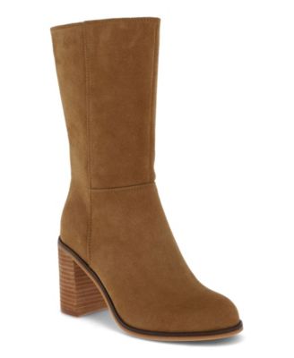 Women's Laurie Block Heel Faux Leather Boots