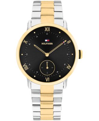 Men's Quartz Th-Oxford Two-Tone Stainless Steel Bracelet Watch 38mm