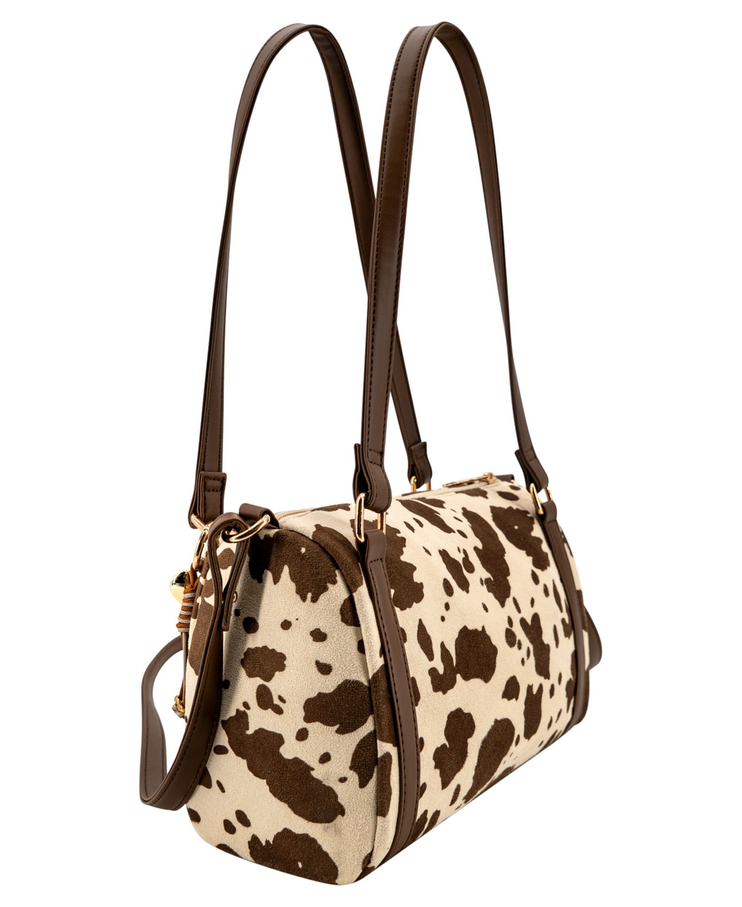 Soe Cow Print Small Crossbody Handbag