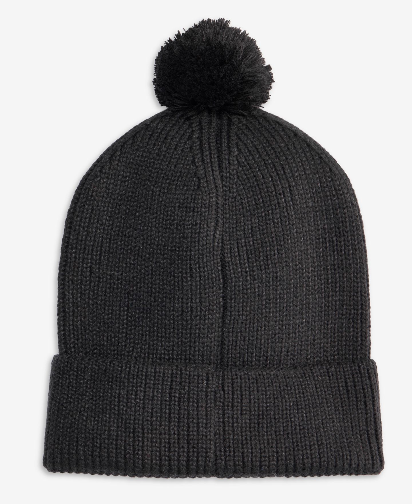 Мужская шапка The North Face Logo Box Pom Beanie, цвет: Чёрный — фото 5