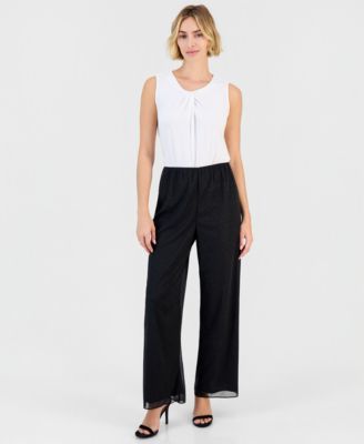 Women's High-Rise Straight-Leg Pull-On Pants
