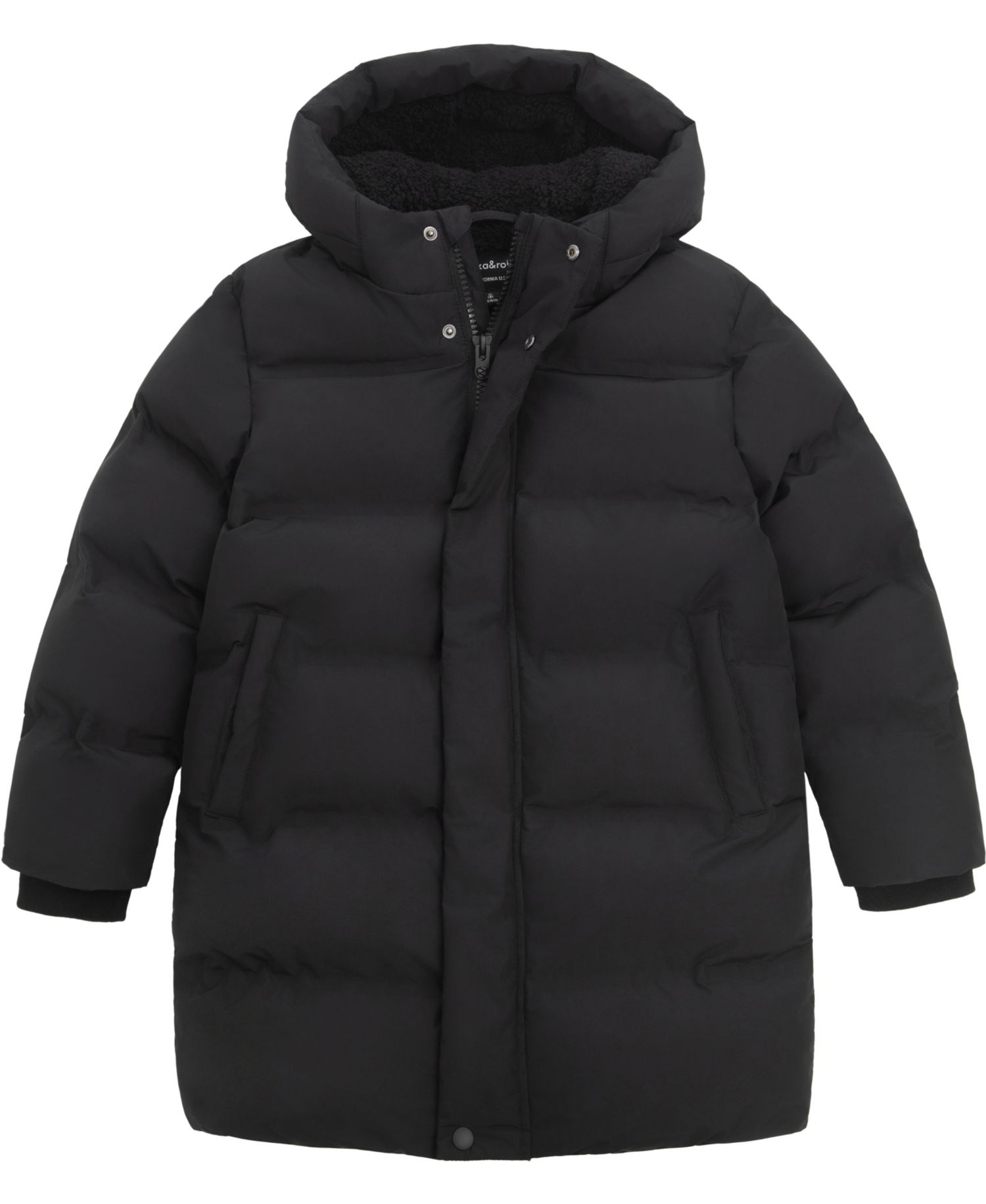 Boys' 4-20 Parker Hooded Fleece-Lined Mid-Length Puffer Jacket