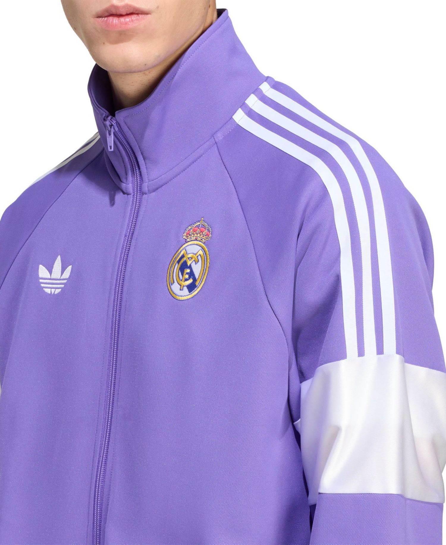 Men's Real Madrid Lifestyler Full-Zip Raglan-Sleeve Track Jacket