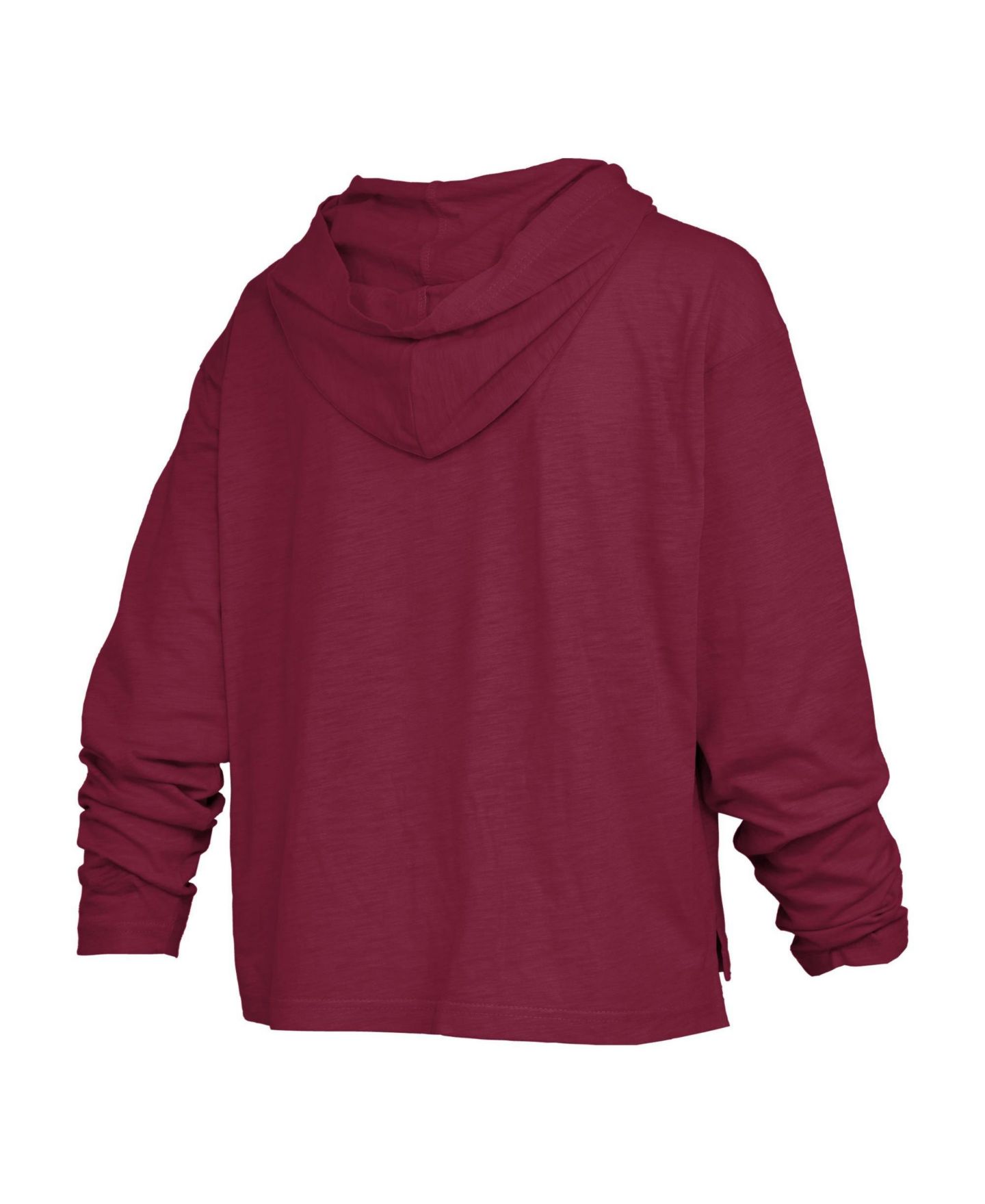 Женская футболка Pressbox Florida State Seminoles Nelson Oversized Slub Hooded Long-Sleeve — фото 3