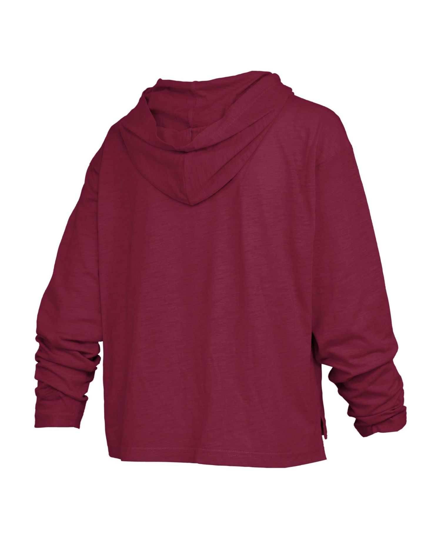 Women's Florida State Seminoles Nelson Oversized Slub Hooded Long-Sleeve T-Shirt
