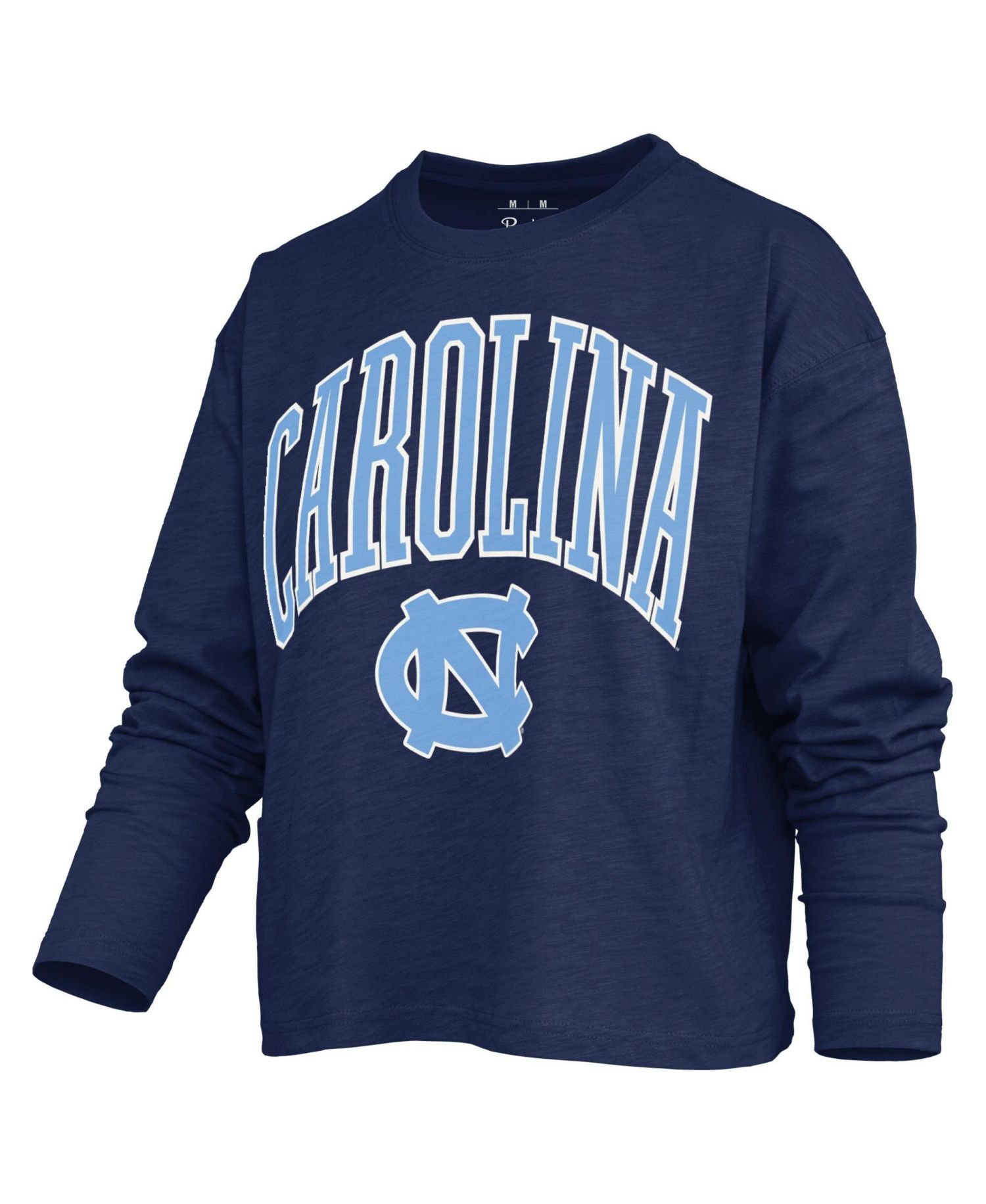 Women's North Carolina Tar Heels Motley Dropped-Shoulder Boxy Long-Sleeve T-Shirt