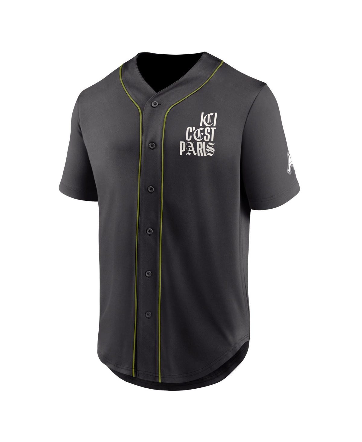 Fanatics Men's Paris Saint-Germain Oversized V-Neck Baseball Jersey