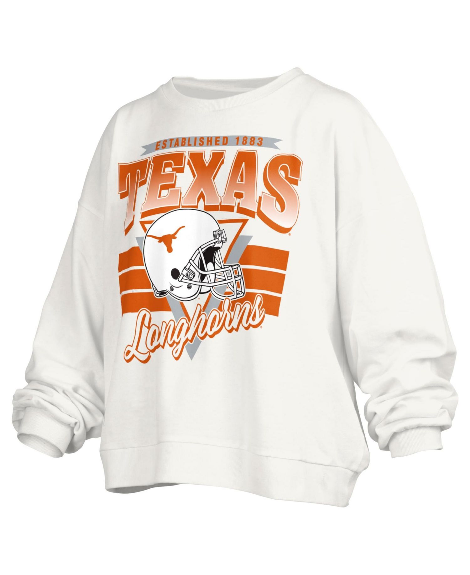Women's Texas Longhorns Janice Oversized Crewneck Retro Sweatshirt