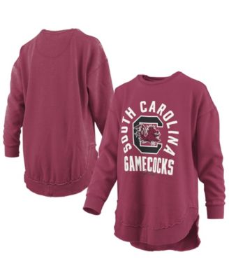 Women's South Carolina Gamecocks Blitz Fleece-Lined Dropped-Shoulder Crewneck Sweatshirt