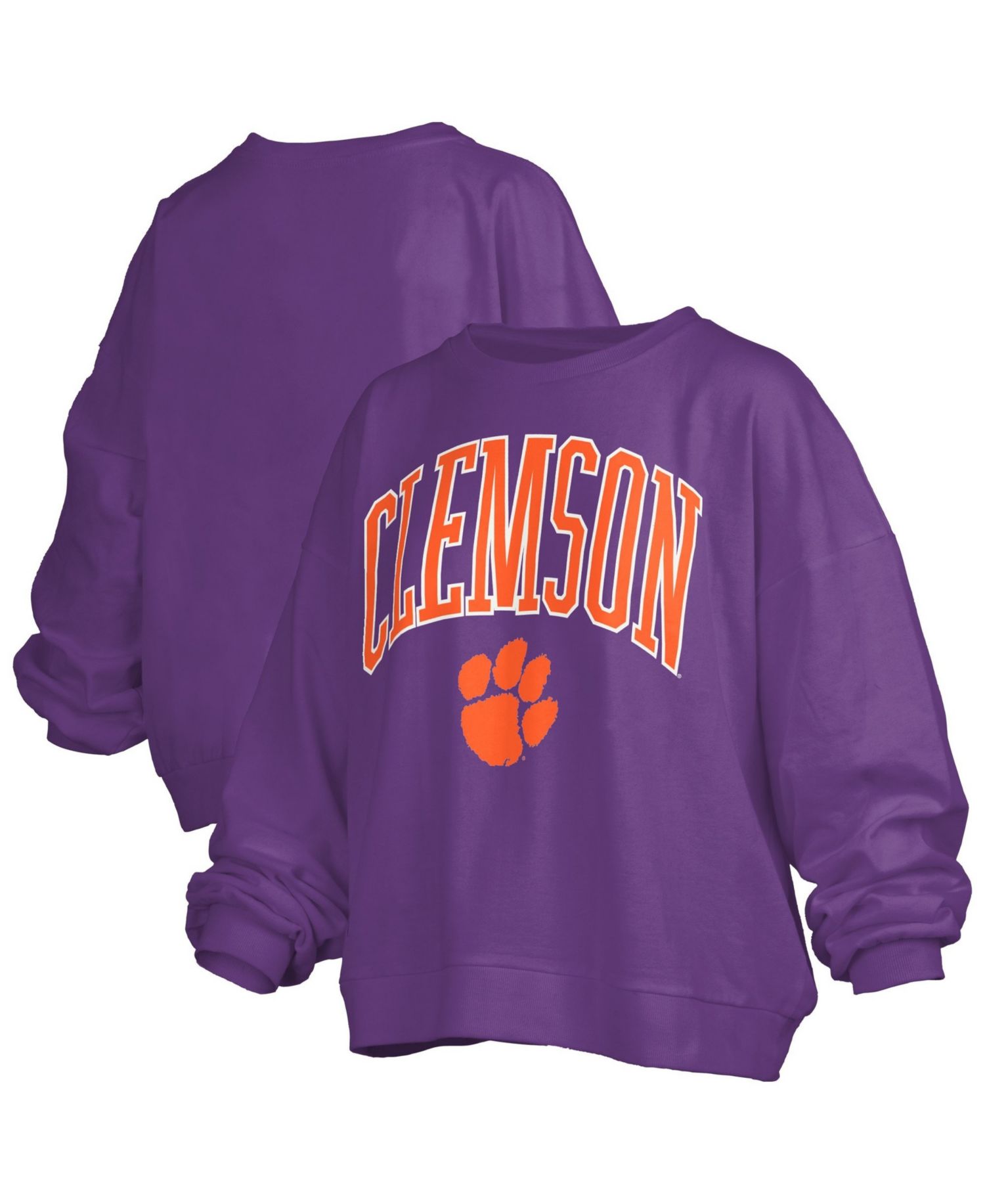 Women's Clemson Tigers Janise Oversized Fleece Sweatshirt