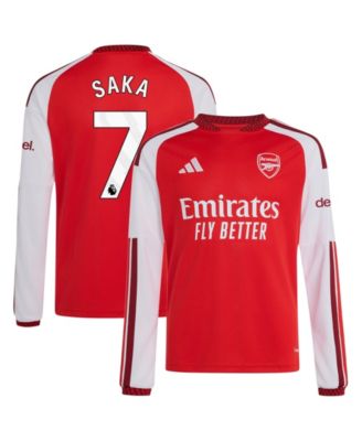 Boys' and Girls' Bukayo Saka 2026/27 Home Replica Long-Sleeve Jersey