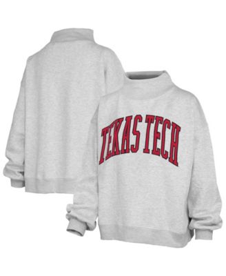 Women's Texas Tech Red Raiders Nelson Oversized Graphic Mock Neck Sweatshirt
