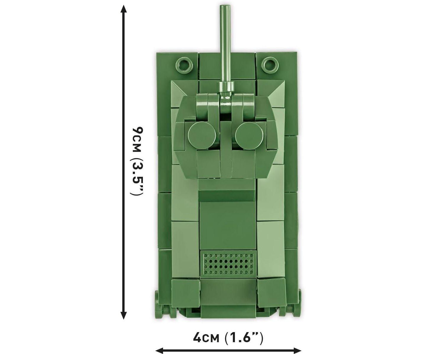 Детский конструктор COBI Wwii Historical Collection T-34/76 Tank 101-Piece Building Set, Ages 6+ — фото 3