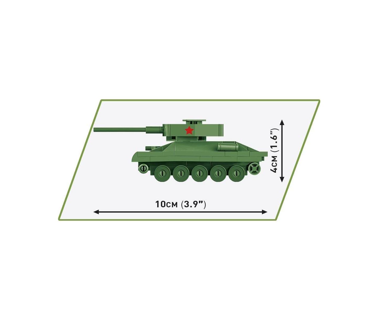 Детский конструктор COBI Historical Collection Wwii T-34-85 110-Piece Building Set, Ages 6+ — фото 4
