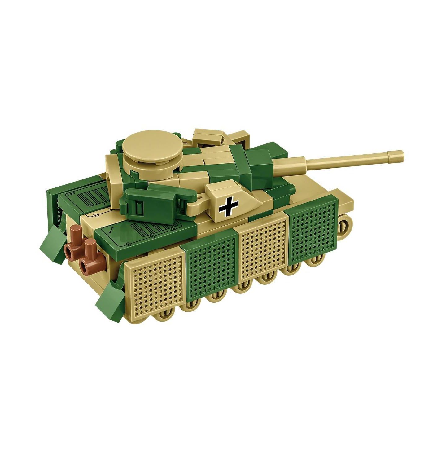 Детский конструктор COBI Historical Collection Wwii Panzer IV Ausf. J Rotating-Turret 128-Piece Building Set, Ages 6+, цвет: Open Miscellaneous — фото 6