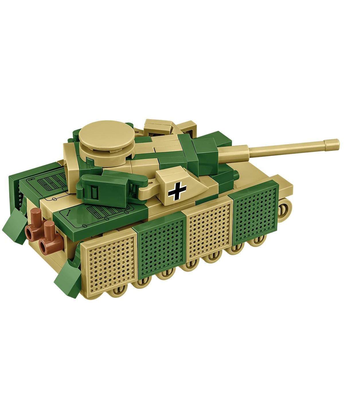 Cobi Historical Collection Wwii Panzer Iv Ausf. J Rotating-Turret 128-Piece Building Set, Ages 6+