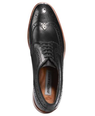 Chaussures Oxford Johnston & Murphy Wingtip Bordeaux - Taille 10 US - Occasion