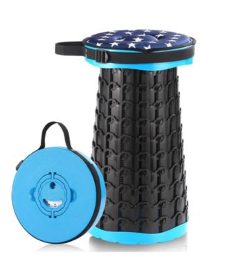 Telescoping Stool Cushion Adjustable Folding Seat