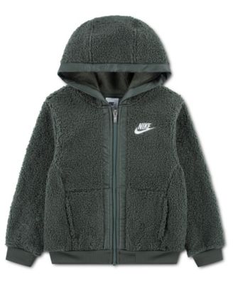 Boys' and Girls' High-Pile Fleece Full-Zip Hoodie
