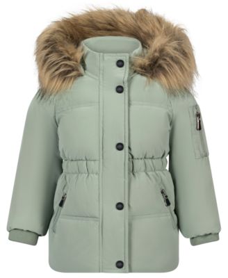Baby Girls' Hooded Parka Jacket