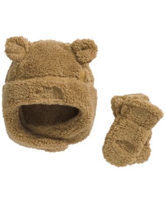 Baby Baby Bear Fleece Bear-Ears Hat and Mittens, 2-Piece Set