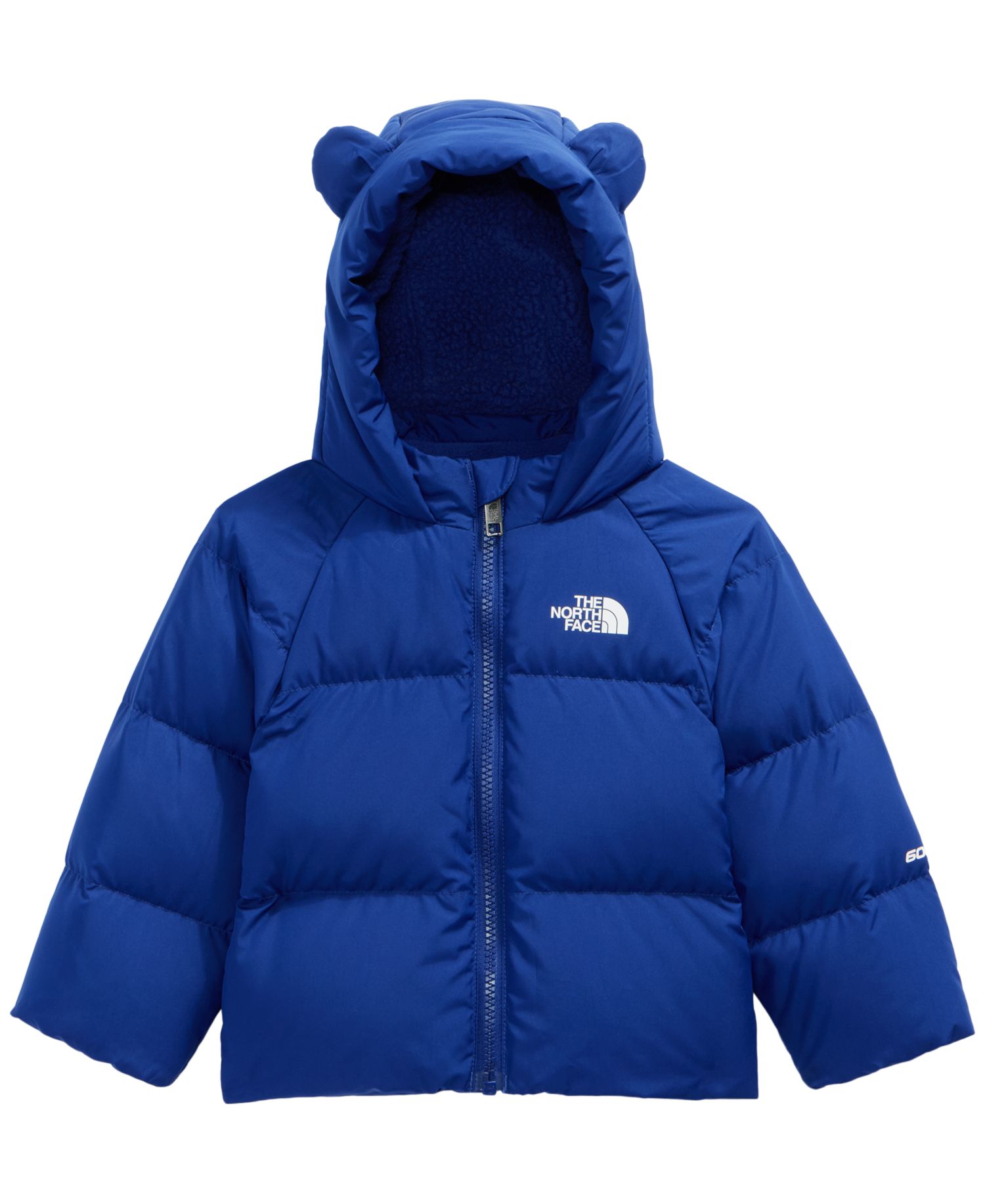 Baby Boys' and Girls' Fleece-Lined Hooded Down Jacket