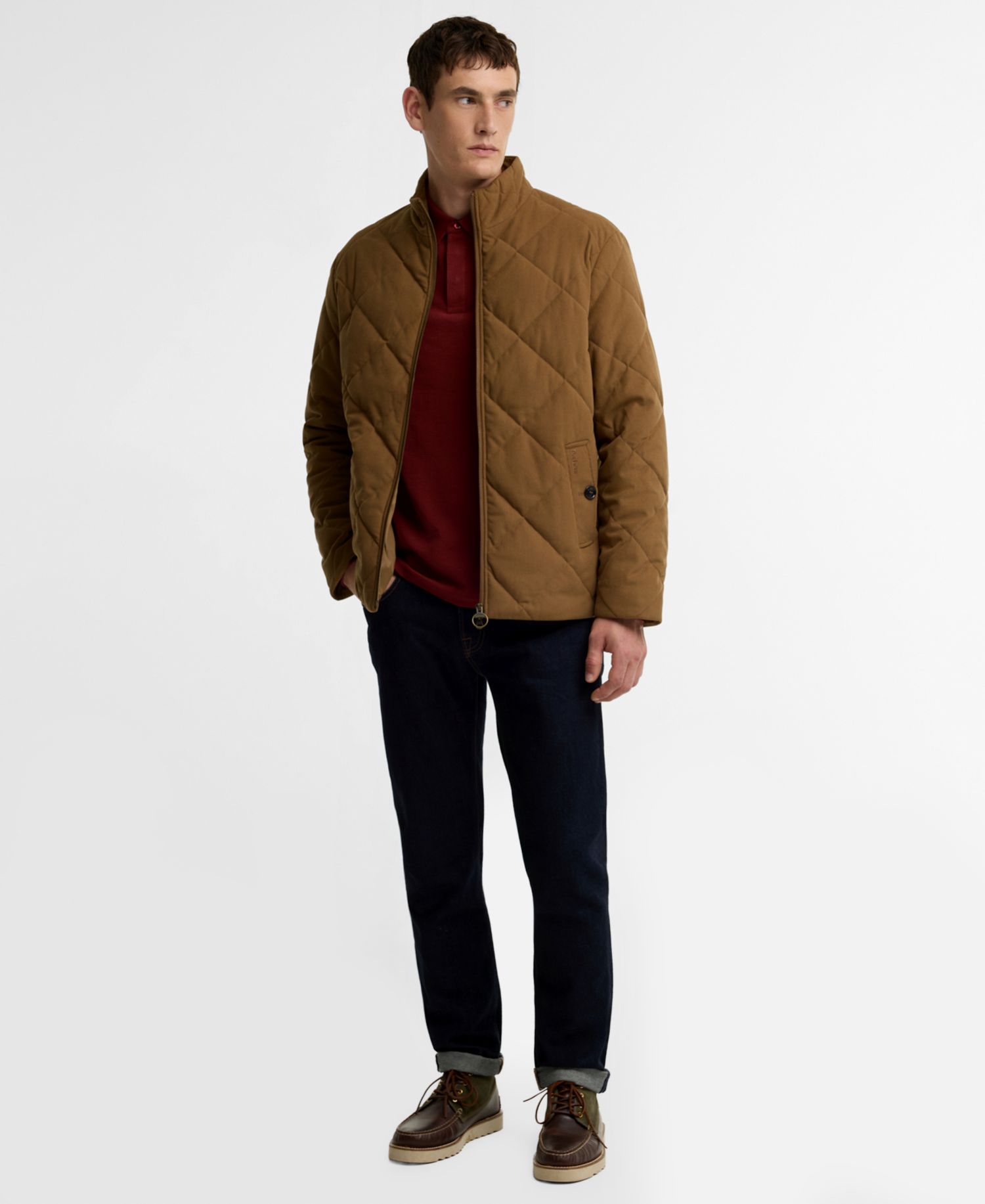 Men's Corden Quilted-Corduroy Jacket