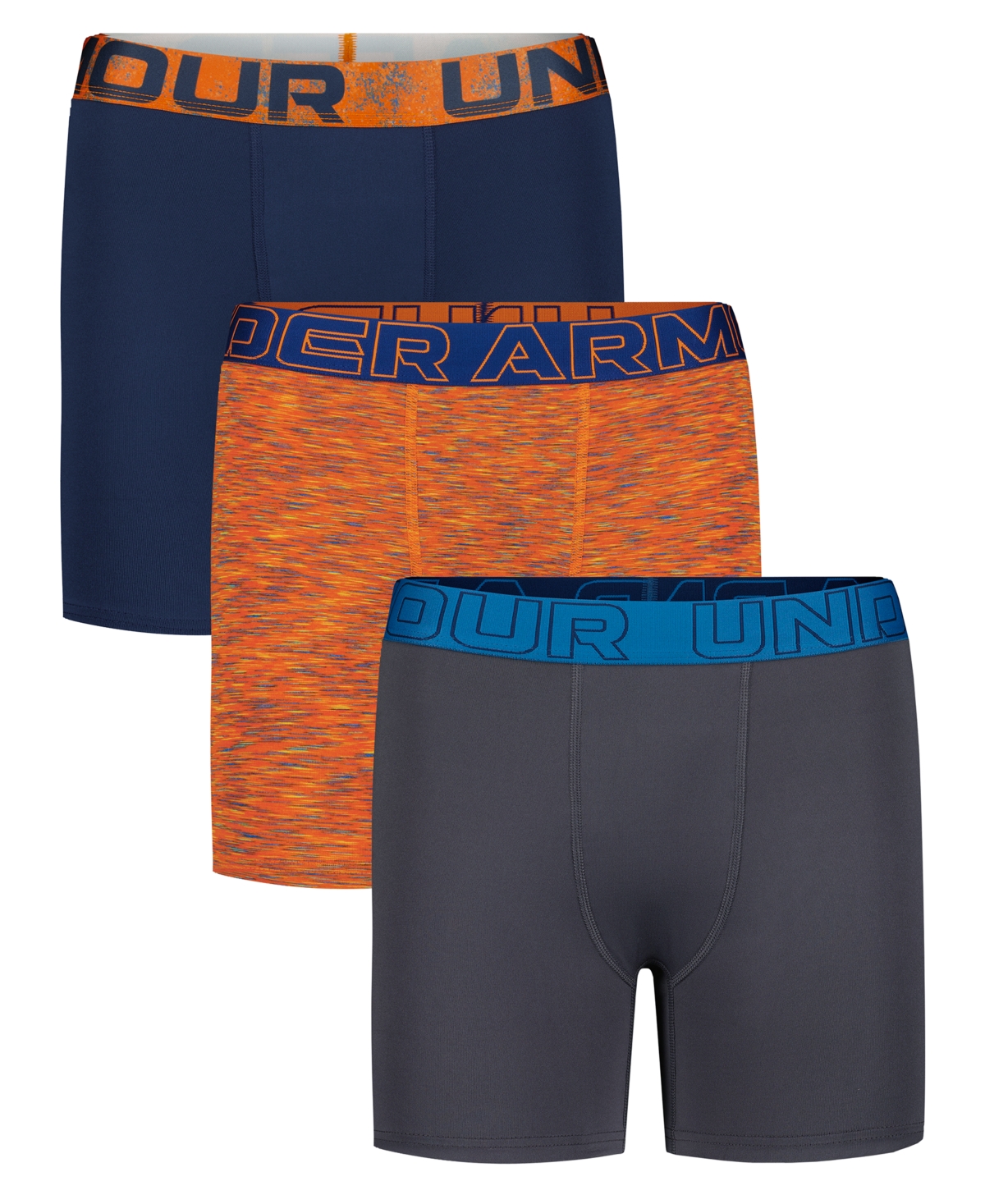 Under Armour Men's Ua Performance Tech Four-Way Stretch Boxer Briefs, 3-Pack