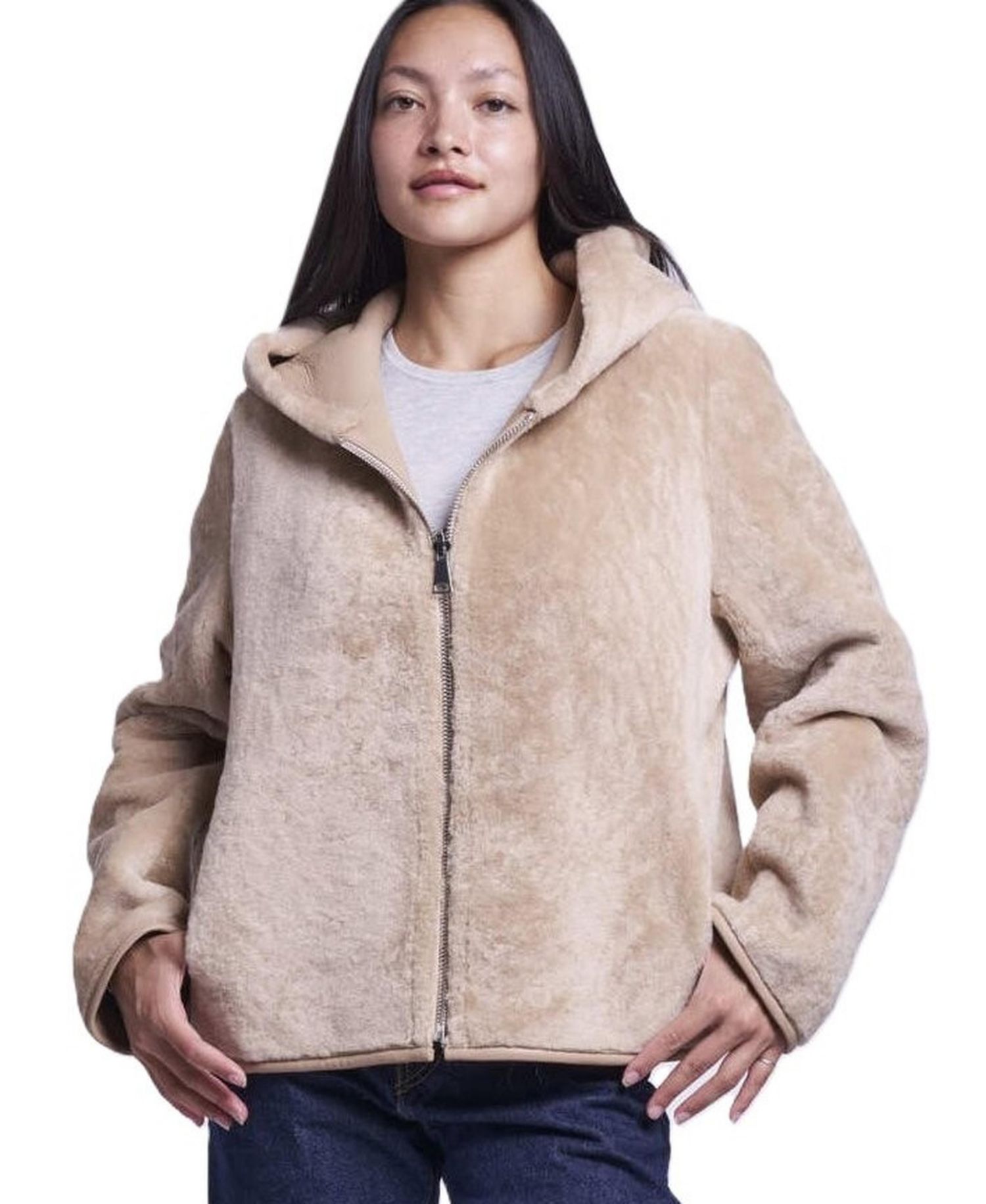 Women's Hooded Cropped Jacket