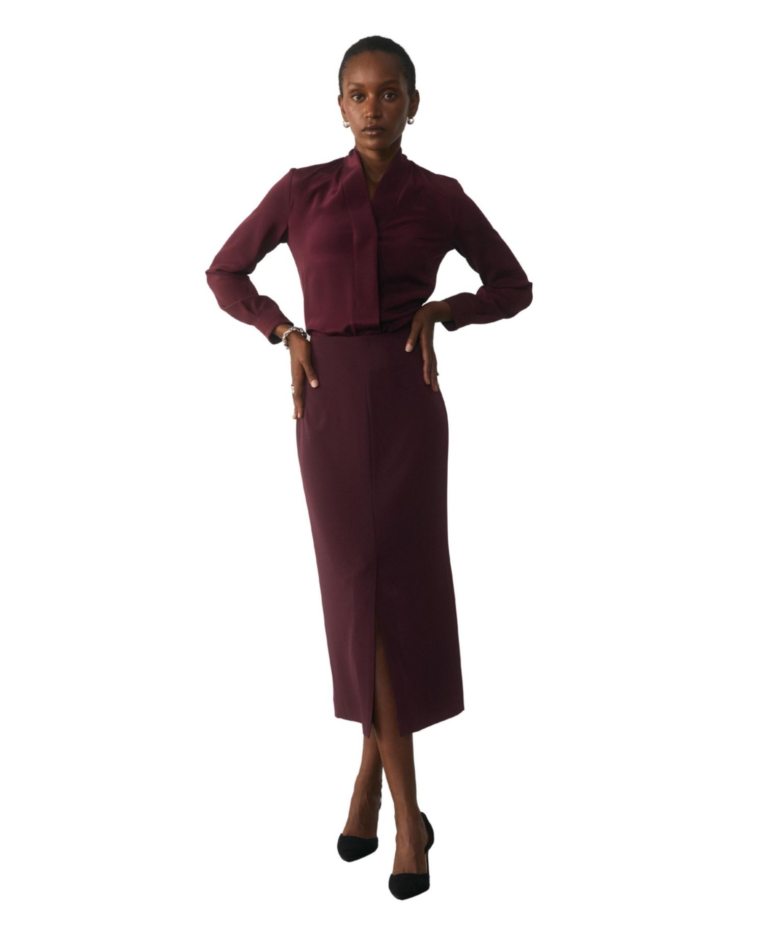 Women's Bowery Stretch Silk Blouse
