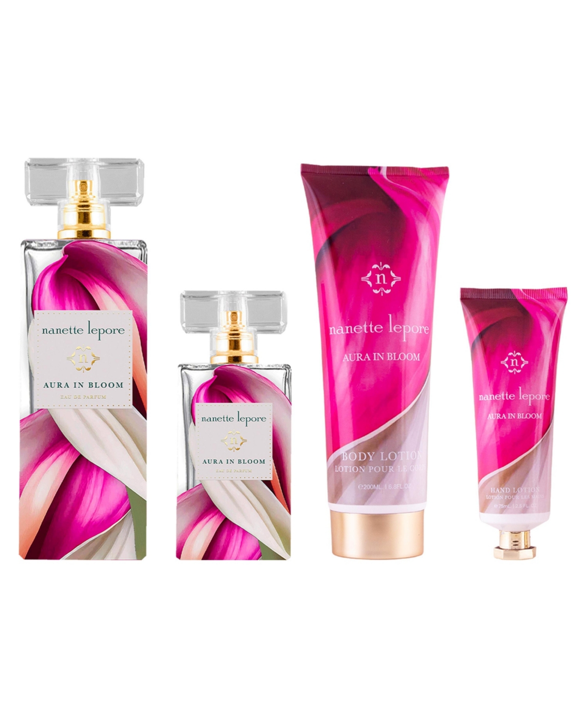 Nanette Lepore 4 Piece Aura in Bloom Eau de Parfum Gift Set