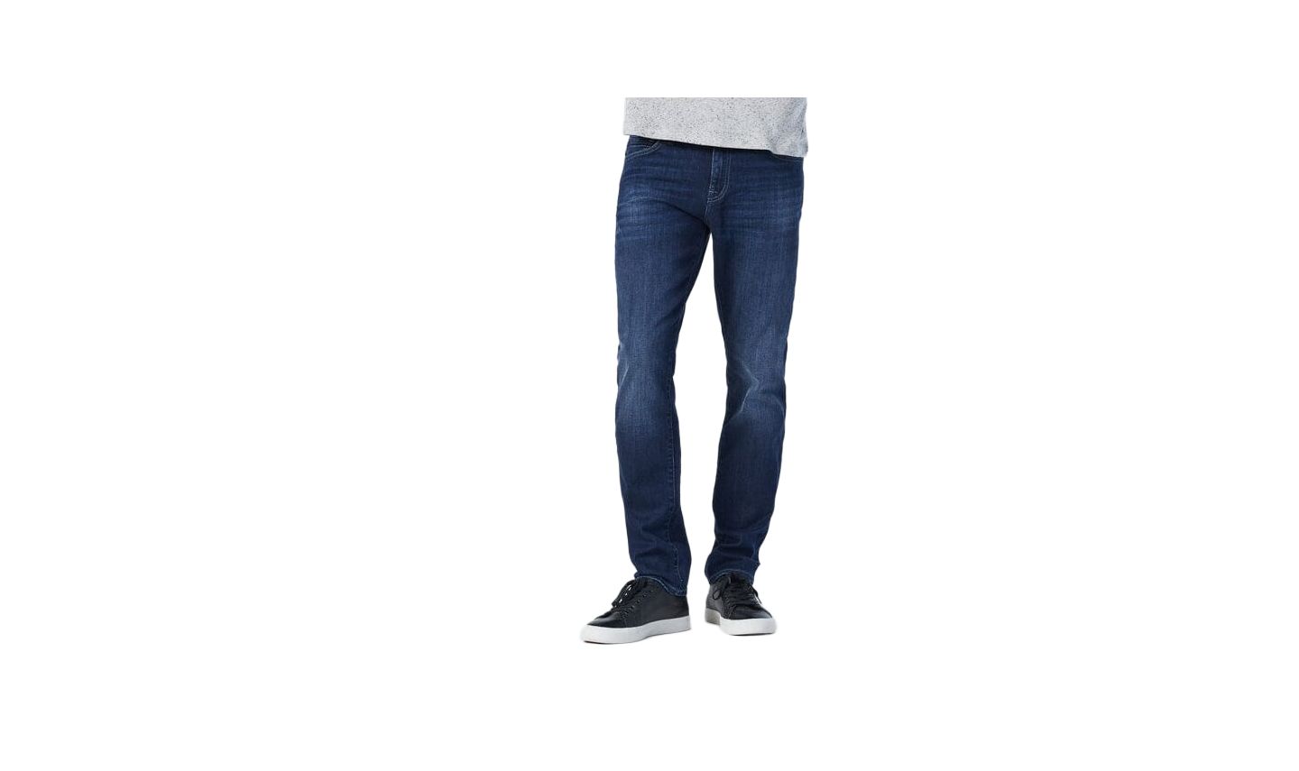 Мужские джинсы Mavi Jeans Marcus Regular Rise Slim Straight Leg, цвет: Dark Williamsburg — фото 1