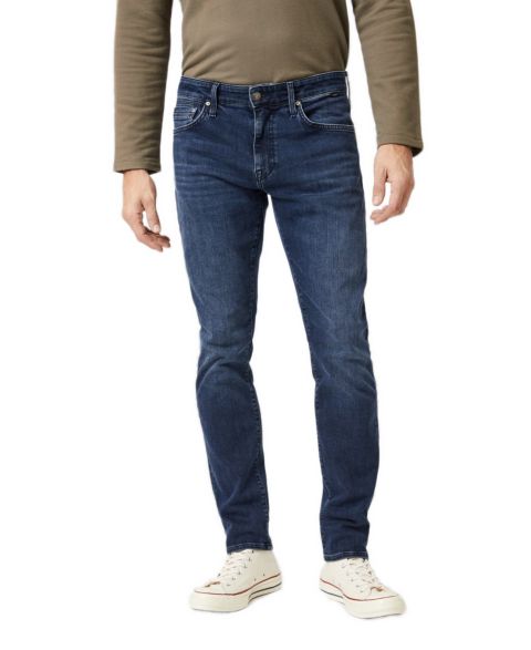 Мужские джинсы Mavi Jeans Jake Regular Rise Skinny Leg Jean, цвет: Чернильный