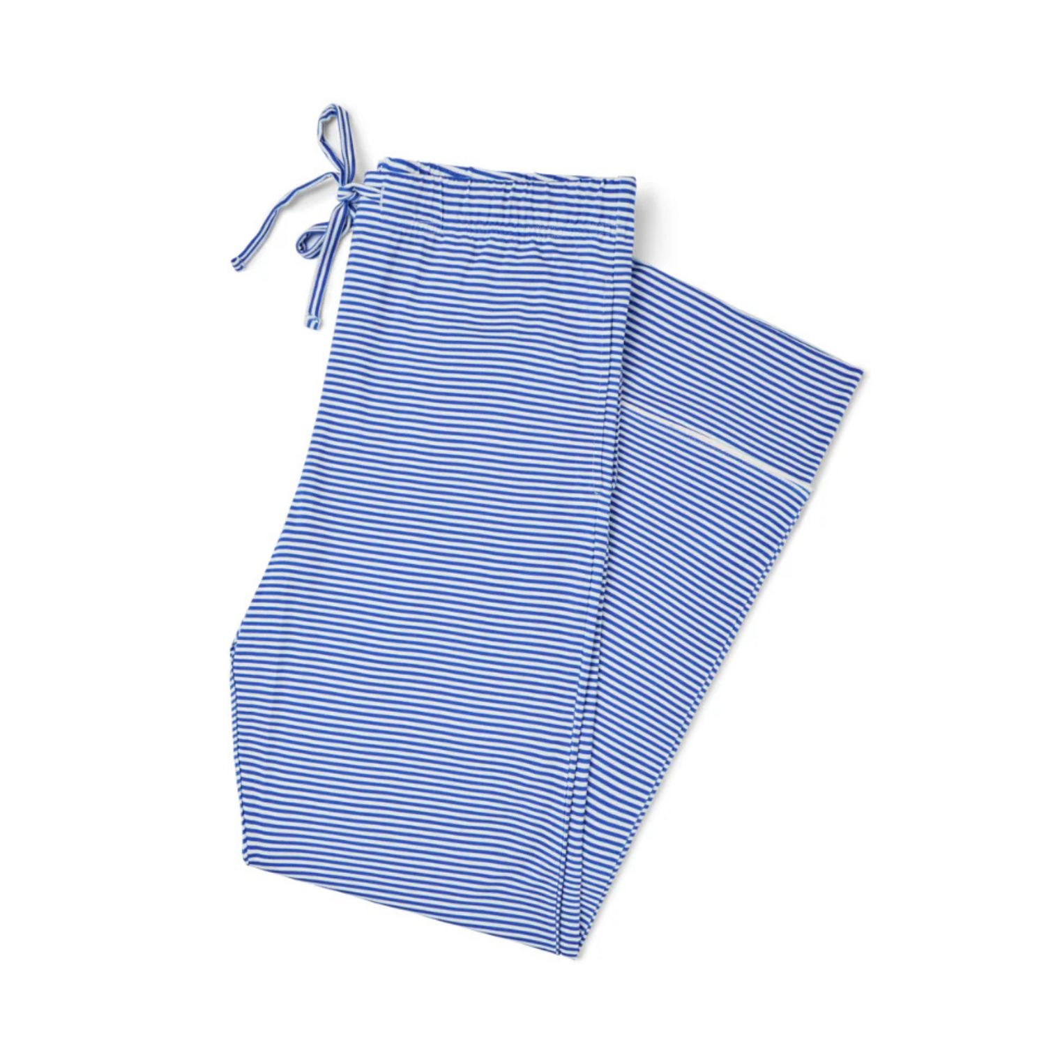Women's Cobalt Stripe Matching Family Short-Sleeve Pajama Set